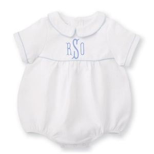 Mud Pie Monogram Me Bubble 0-3 mos